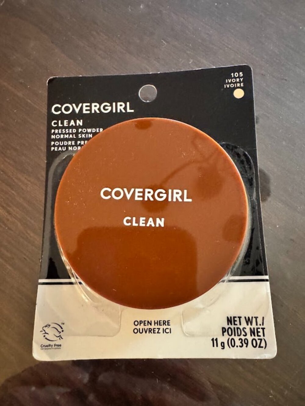 Covergirl Clean Pressed Powder Normal Skin 105 Ivory